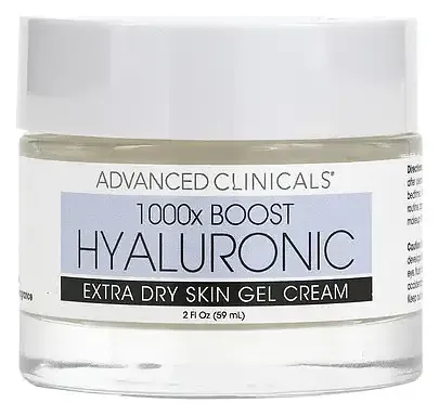 ADVANCED CLINICALS 1000X Boost Hyaluronic Extra Dry Skin Gel Cream