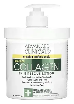 ADVANCED CLINICALS Collagen Skin Rescue Lotion