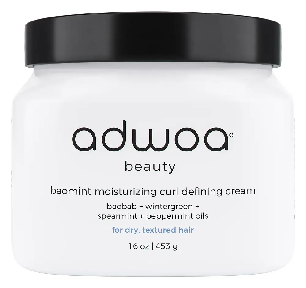 Adwoa Beauty Baomint Moisturizing Curl Defining Cream