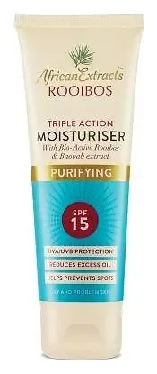 African Extracts Rooibos Skin Care Purifying Triple Action Moisturiser SPF15