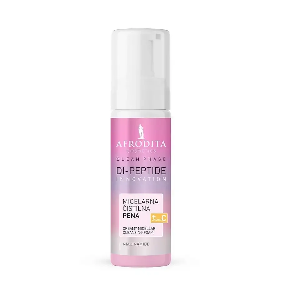 Afrodita Clean Phase Di-Peptide Innovation Creamy Micellar Cleansing Foam