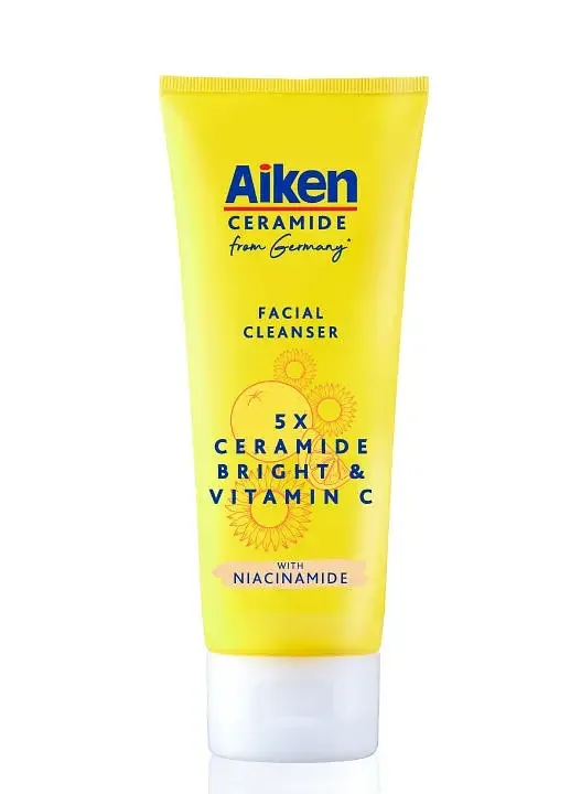 Aiken 5x Ceramide Bright & Vitamin C Facial Cleanser