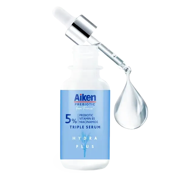 Aiken Hydra Plus 10% Hyaluronic Acid, Niacinamide, Prebiotic Triple Serum