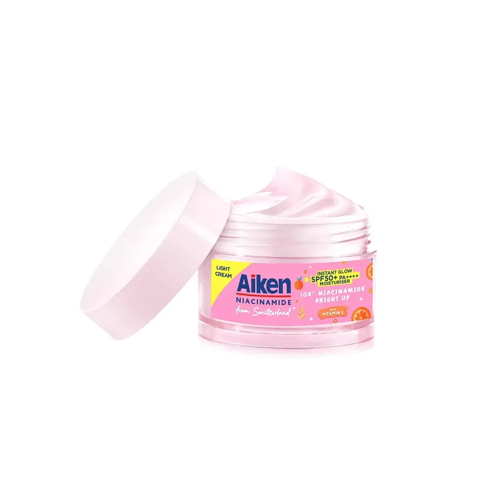 Aiken Niacinamide Instant Glow SPF50+ PA++++ Moisturiser