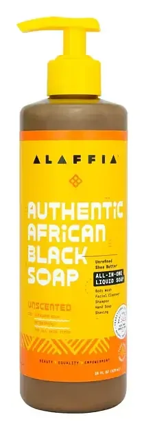 Alaffia Authentic African Black Soap All-In-One