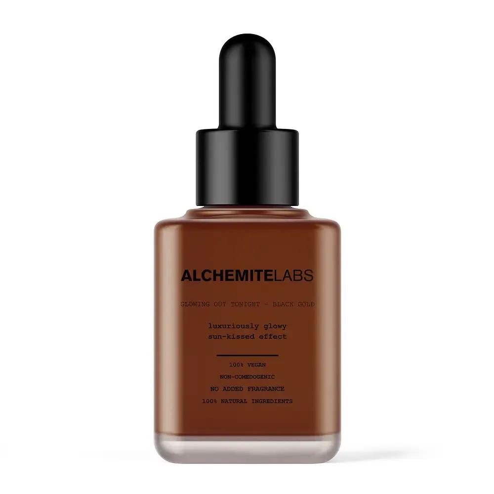Alchemitelabs Glowing Out Tonight Black Gold Bronzing Oil