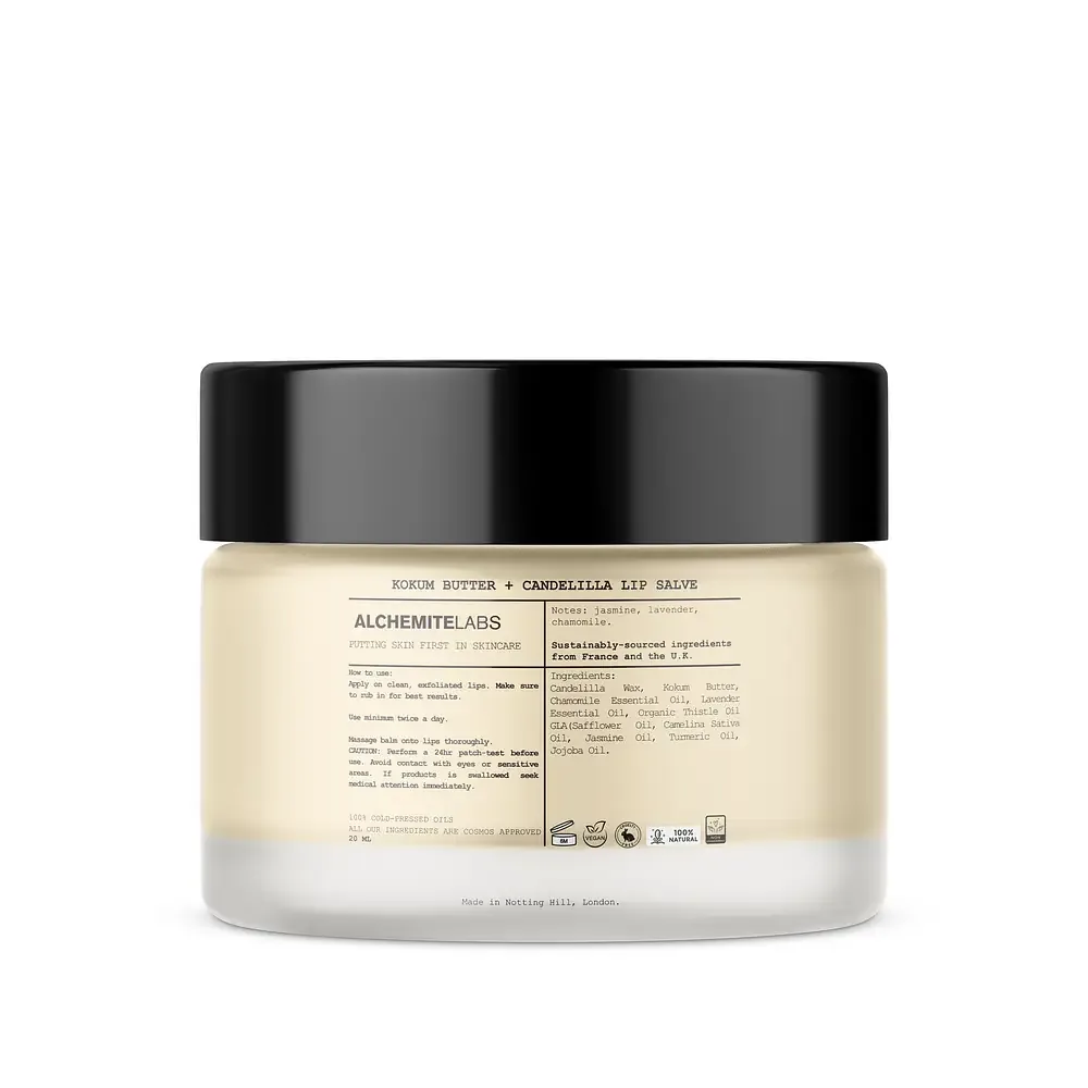 Alchemitelabs Kokum Butter + Candelilla Lip Salve