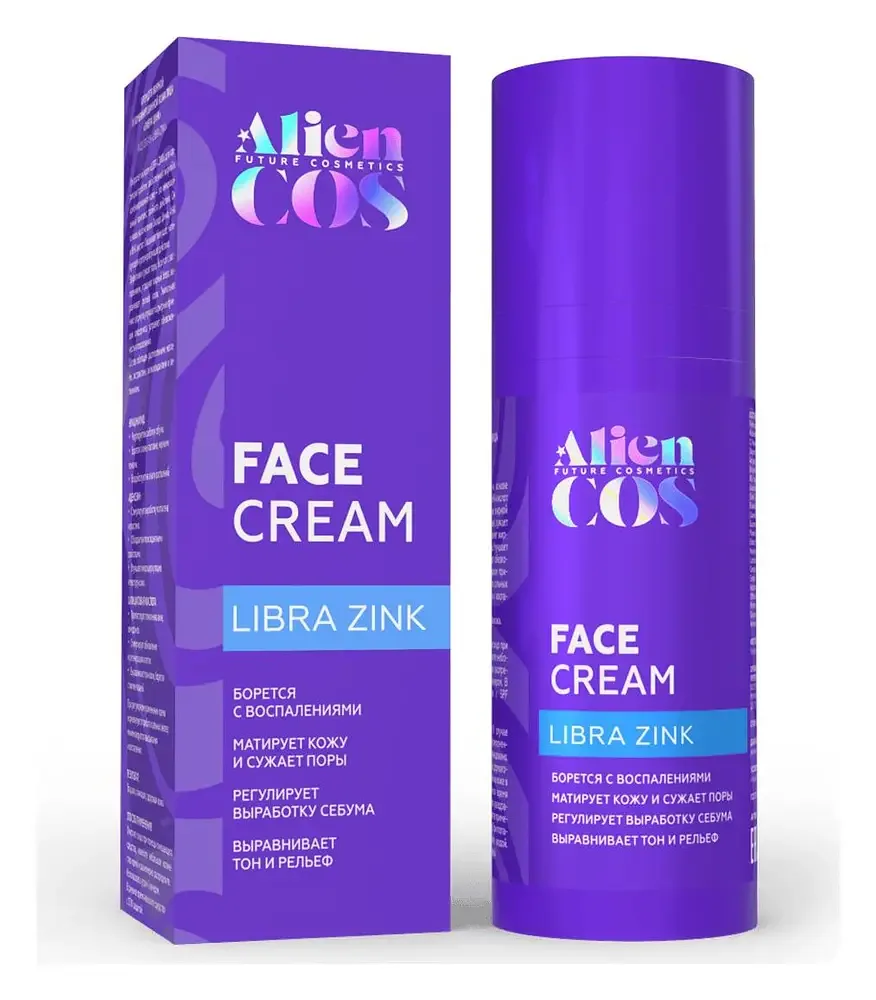Aliencos Face Cream Libra Zink