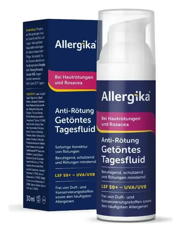 Allergika Anti-Rötung Getöntes Tagesfluid SPF 50+