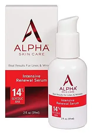 Alpha Skin Care Intensive Renewal Serum 14% Glycolic Alpha Hydroxy Acid