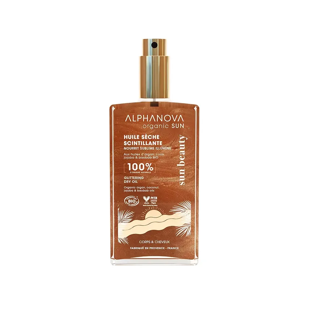 Alphanova Glittering Sun Oil
