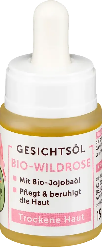Alverde Naturkosmetik Gesichtsöl Bio-Wildrose