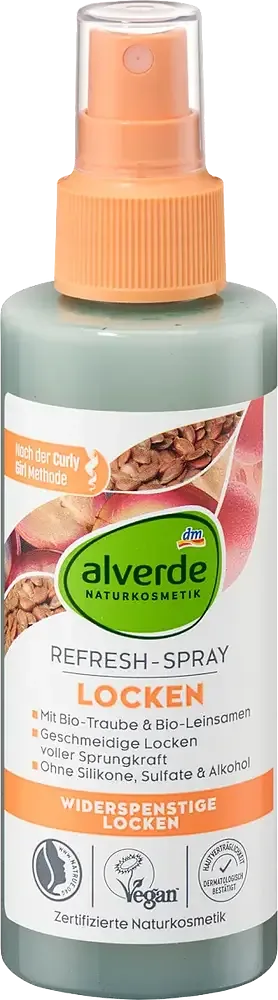 Alverde Naturkosmetik Locken Refresh-Spray