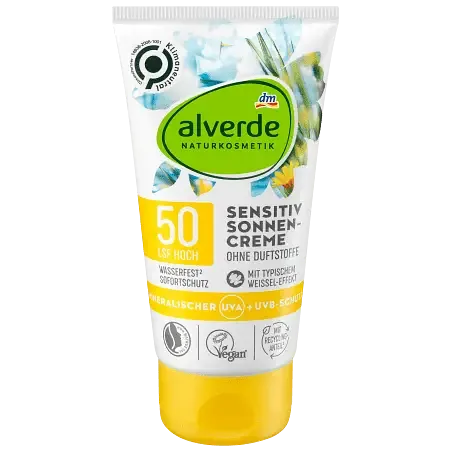 Alverde Naturkosmetik Sensitiv Sonnencreme LFS 50