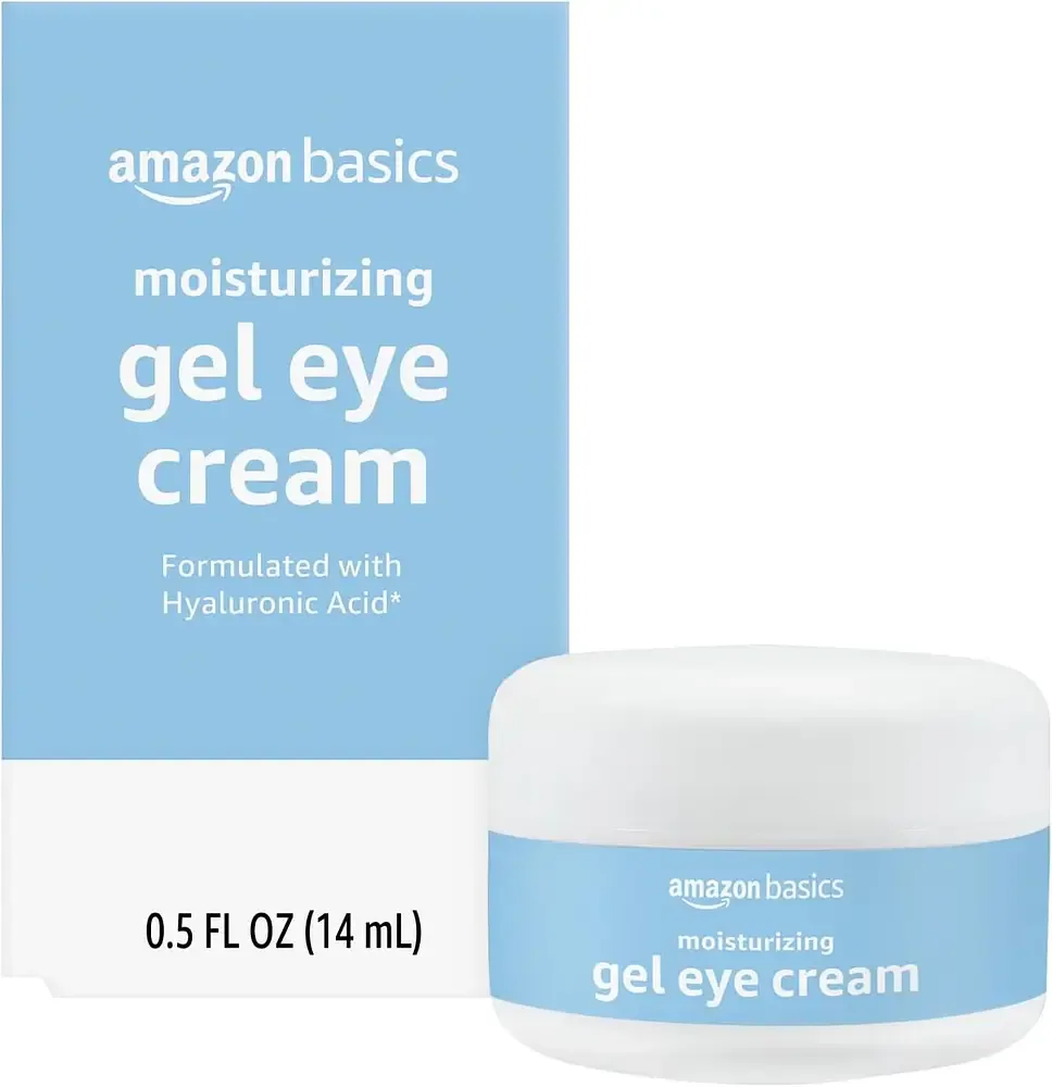 Amazon Basics Moisturizing Gel Eye Cream With Hyaluronic Acid