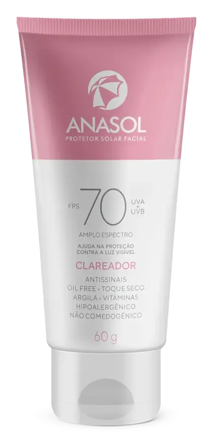 Anasol Protetor Solar Facial Clareador FPS 70