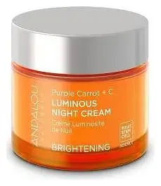 Andalou Naturals Purple Carrot and Vitamin C Luminous Night Cream