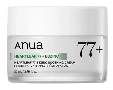 Anua Heartleaf 77 B3 Zinc Soothing Cream