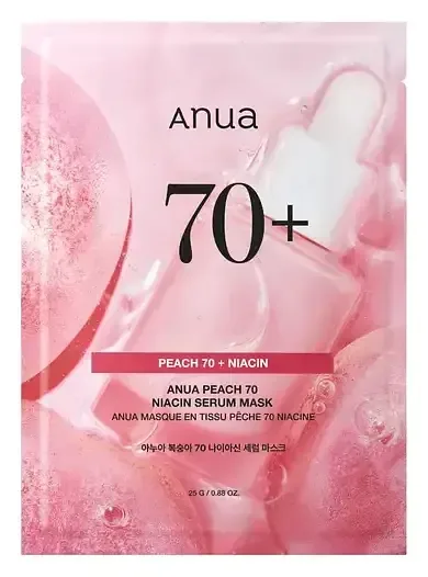 Anua Peach 70 Niacin Serum Mask