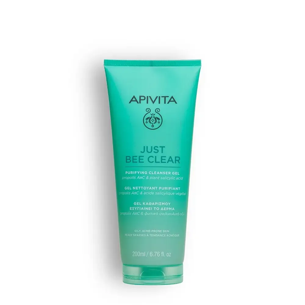 Apivita Natural Cosmetics Just Bee Clear Purifying Cleanser Gel