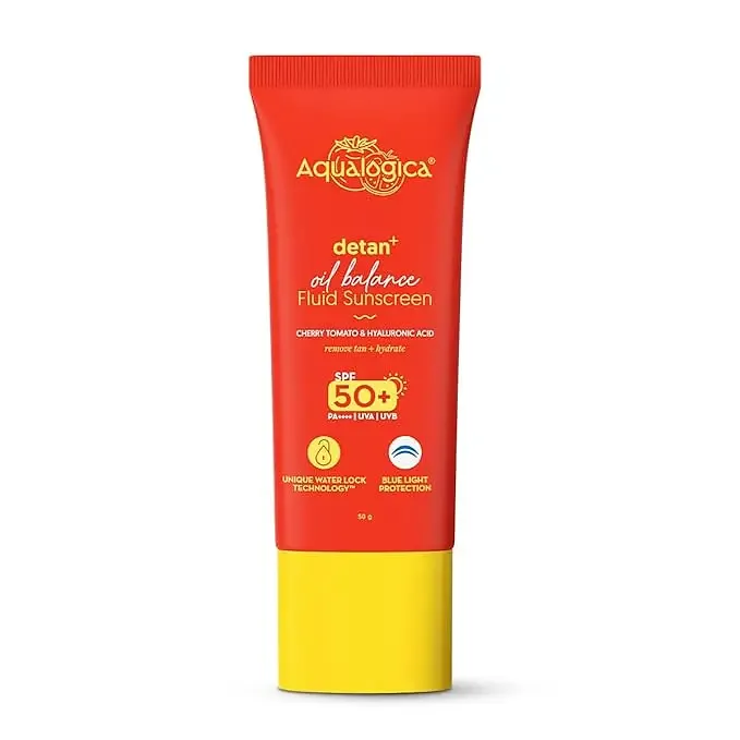 Aqualogica Detan+ Oil Balance Fluid Sunscreen SPF 50+ PA++++