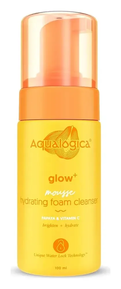 Aqualogica Glow+ Mousse Hydrating Foam Cleanser
