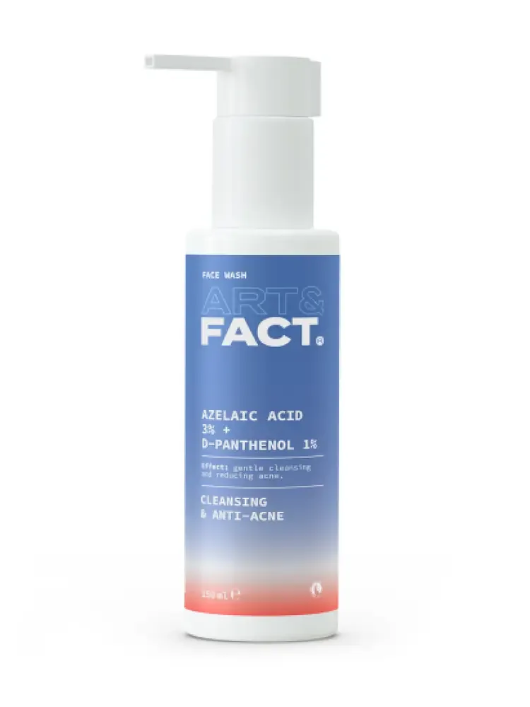 Art & Fact Azelaic Acid 3% + D-Panthenol 1% Cleansing Gel