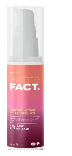 Art & Fact Gluconolactone + Tea Tree Oil Anti-Acne Cream-Gel