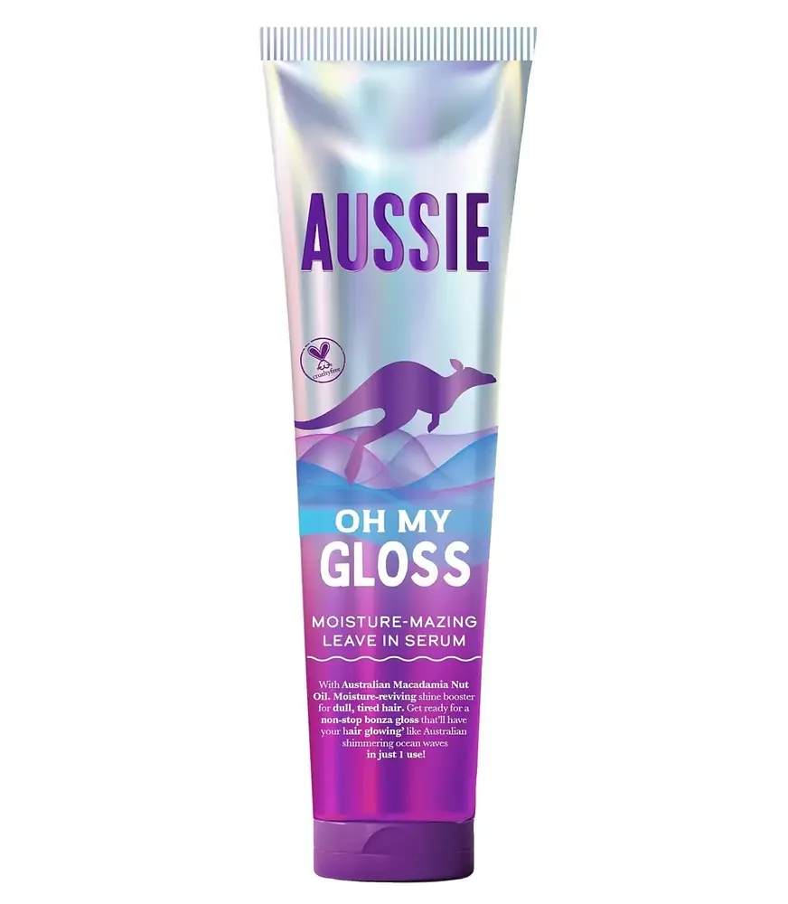 Aussie Oh My Gloss Moisture-Mazing Leave-In Serum
