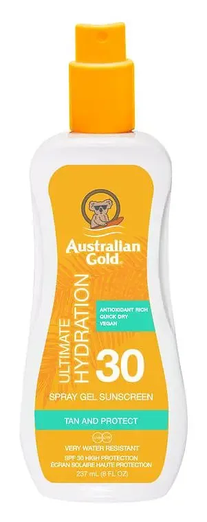 Australian Gold Ultimate Hydration Spray Gel Sunscreen SPF 30