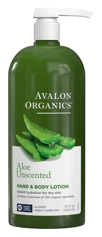 Avalon Organics Hand & Body Lotion - Aloe Unscented