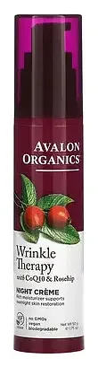 Avalon Organics Wrinkle Therapy with CoQ10 & Rosehip Night Creme
