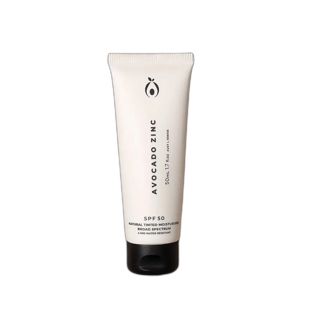 Avocado Zinc SPF 50 Natural Tinted Moisturiser