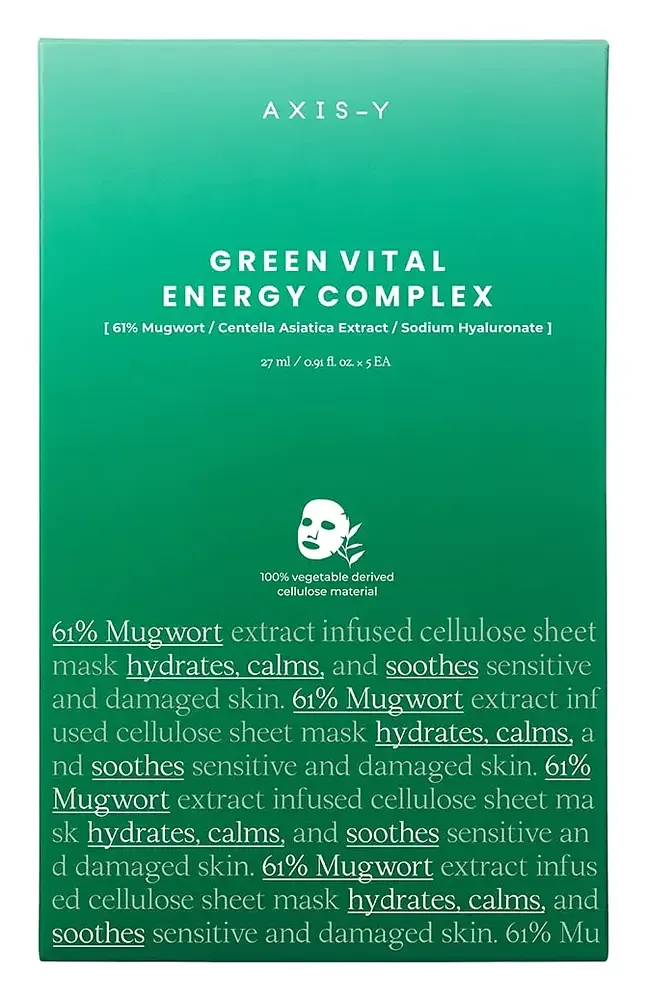 AXIS - Y Mugwort Green Vital Energy Complex Sheet Mask