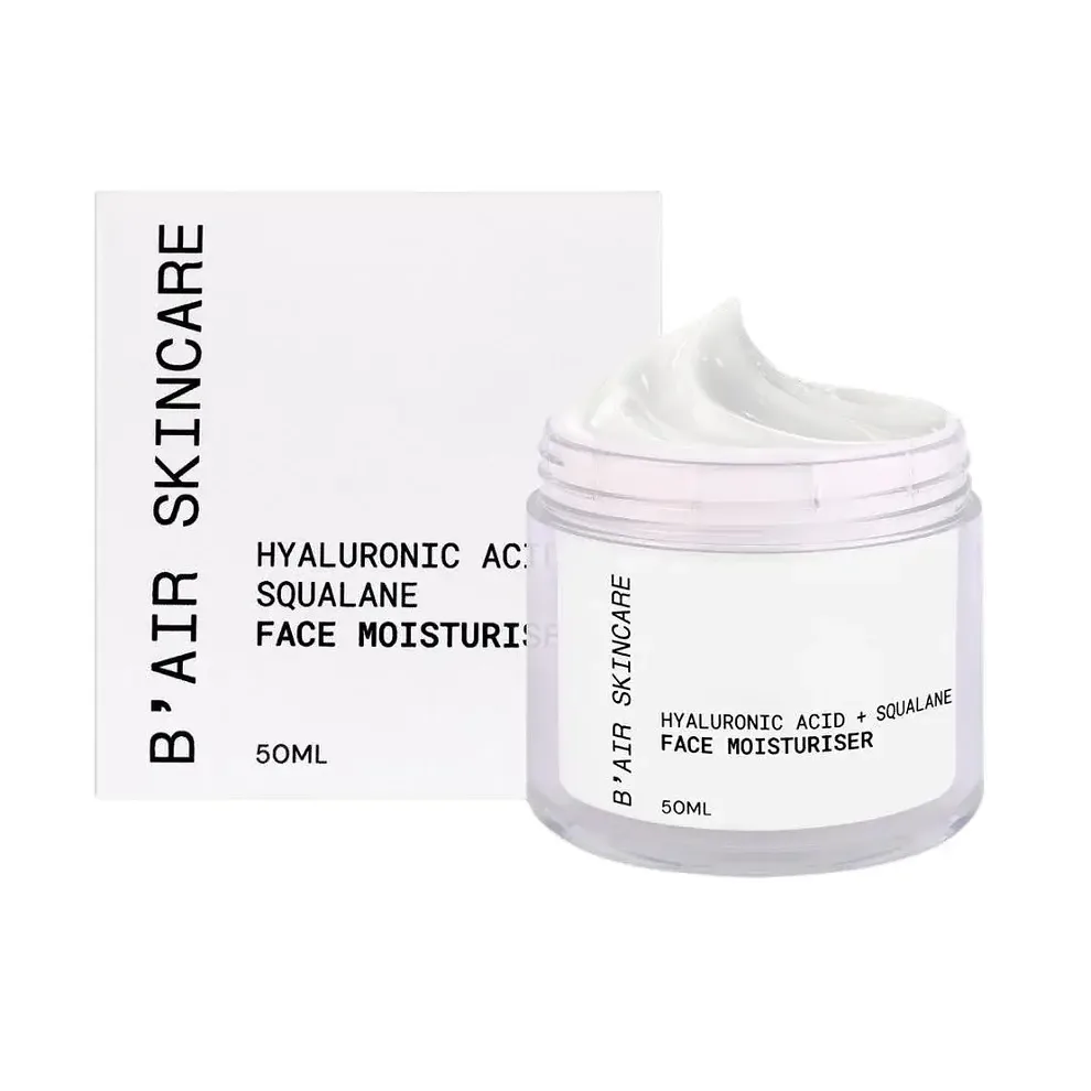 B’Air Skincare Hyaluronic Acid & Squalane Face Moisturizer