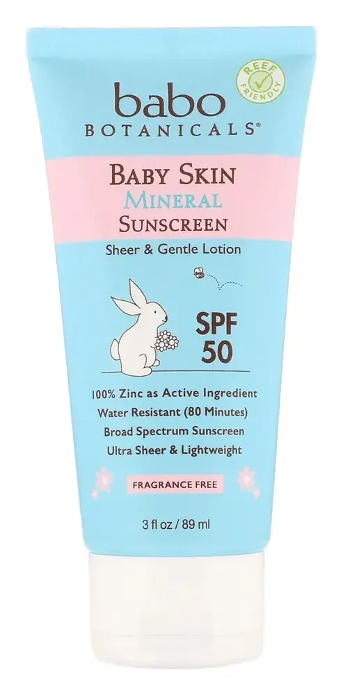 Babo Botanicals Baby Skin Mineral Sunscreen - SPF 50