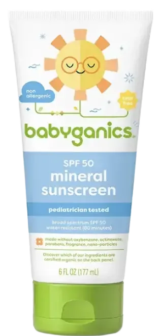 babyganics Mineral Sunscreen Lotion SPF 50+
