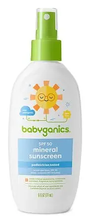 babyganics Mineral Sunscreen Spray SPF 50+
