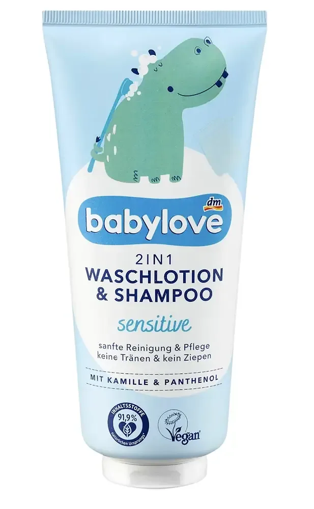 babylove dm 2In1 Waschlotion & Shampoo Sensitive