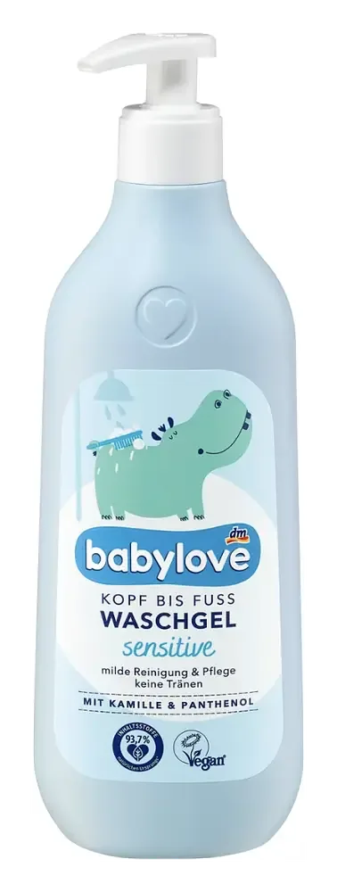 babylove dm Waschgel Kopf Bis Fuß Sensitive