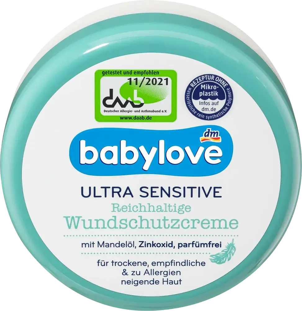 babylove dm Wundschutzcreme Ultra Sensitive