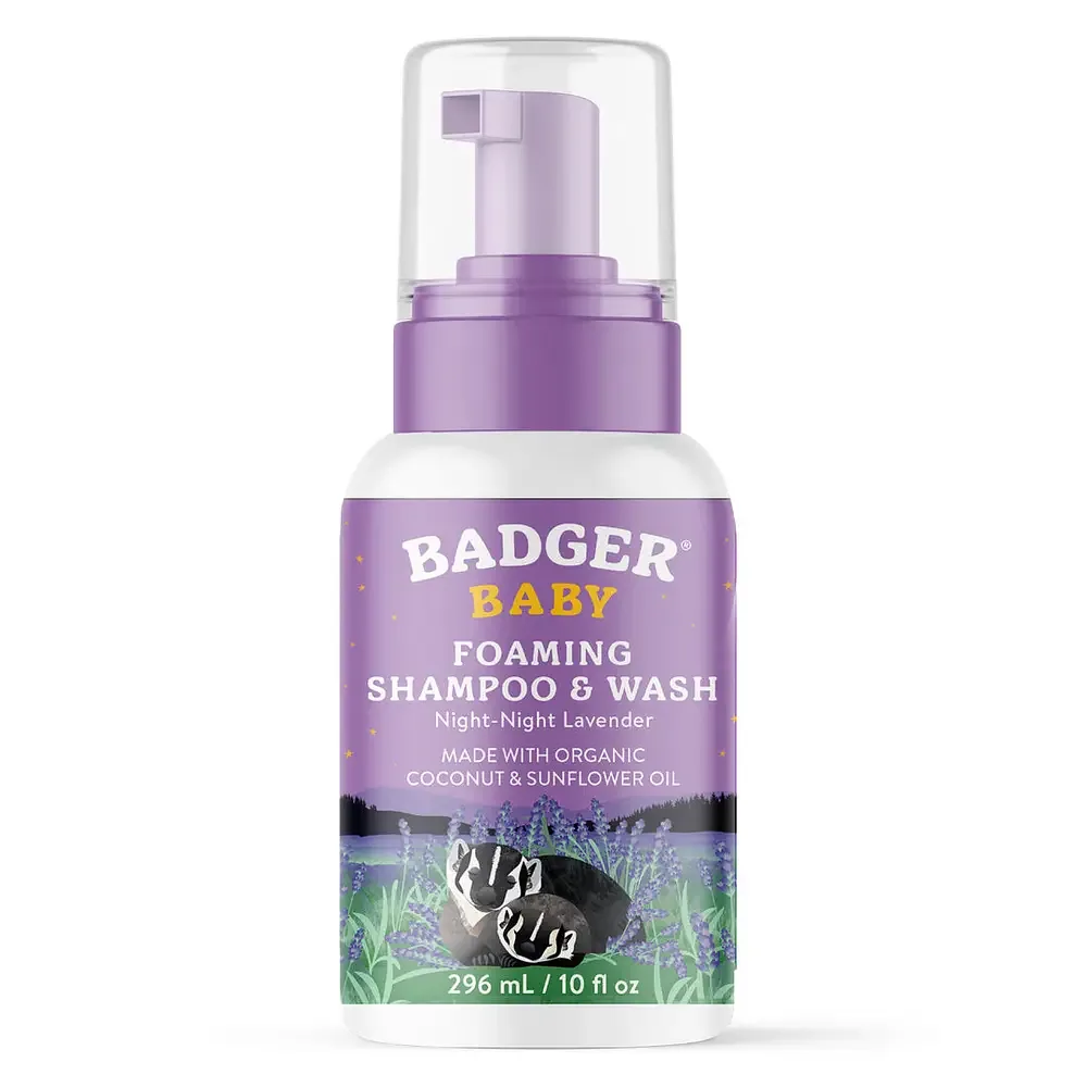 Badger Baby Night-Night Foaming Shampoo & Wash