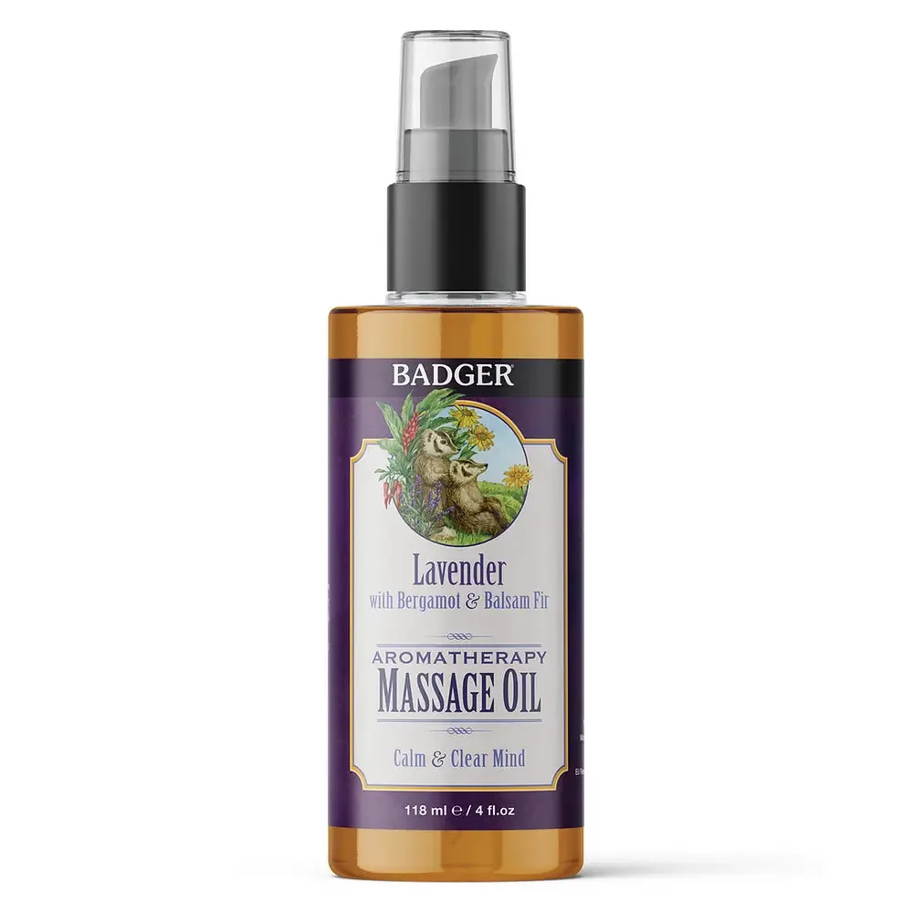 Badger Lavender Aromatherapy Massage Oil