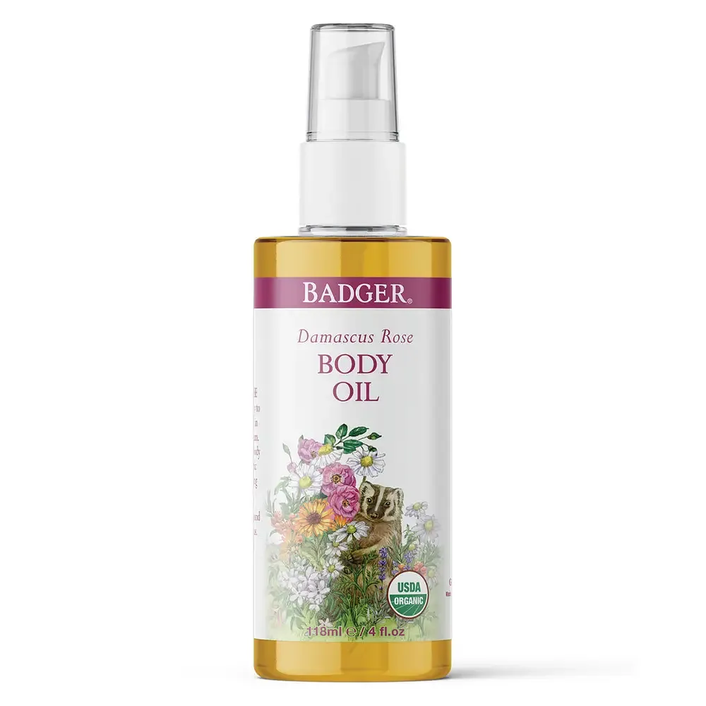 Badger Rose Body Oil