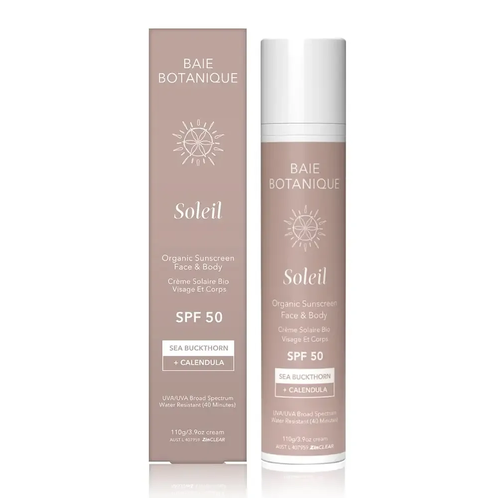 Baie Botanique Soleil Organic Face & Body Sunscreen SPF 50