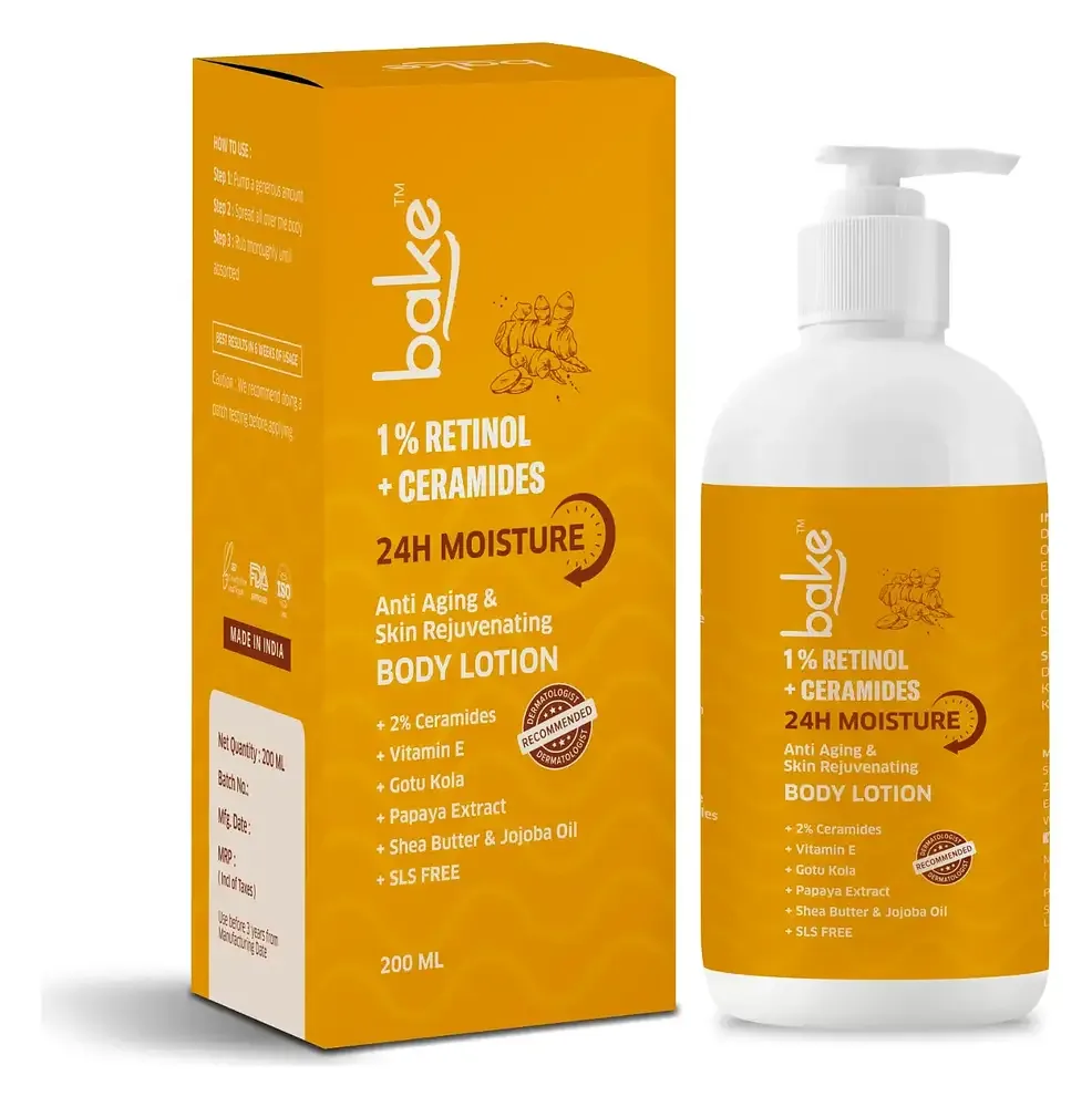 Bake 1% Retinol + Ceramides Body Lotion