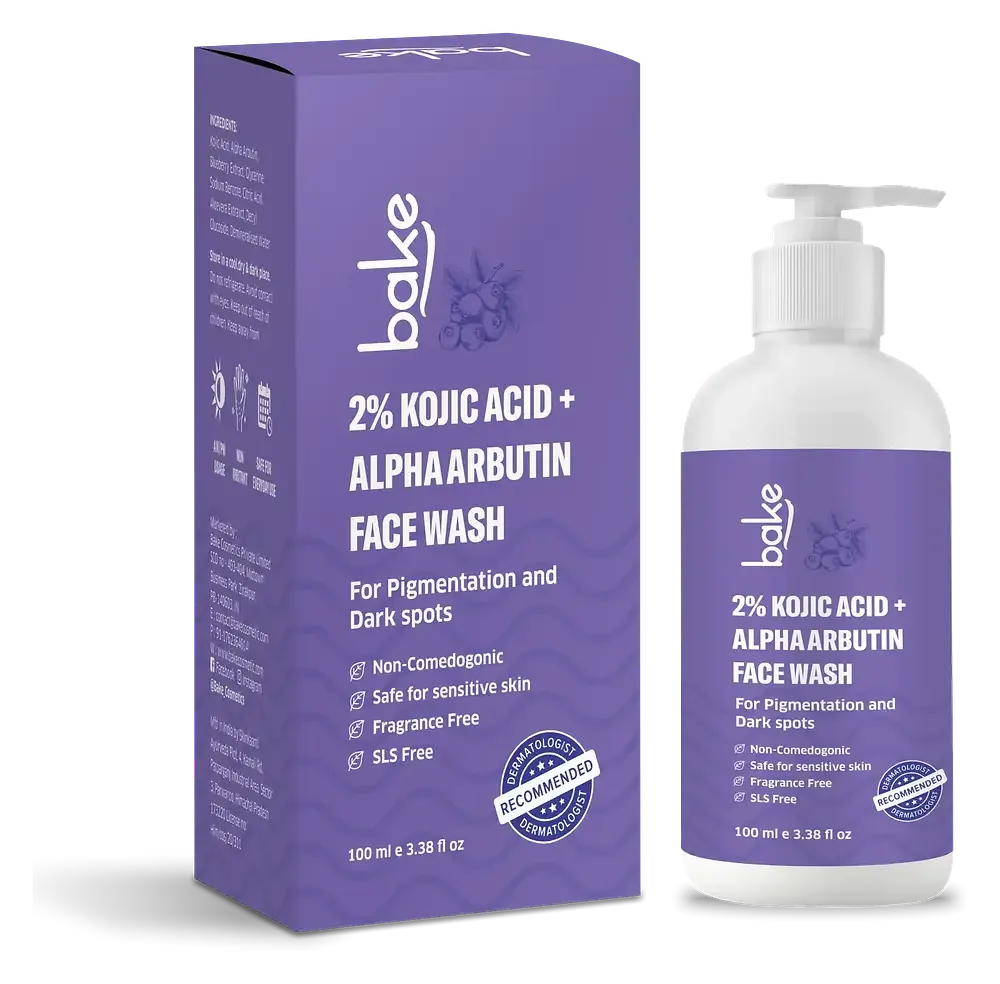 Bake 2% Kojic Acid + Alpha Arbutin Face Wash