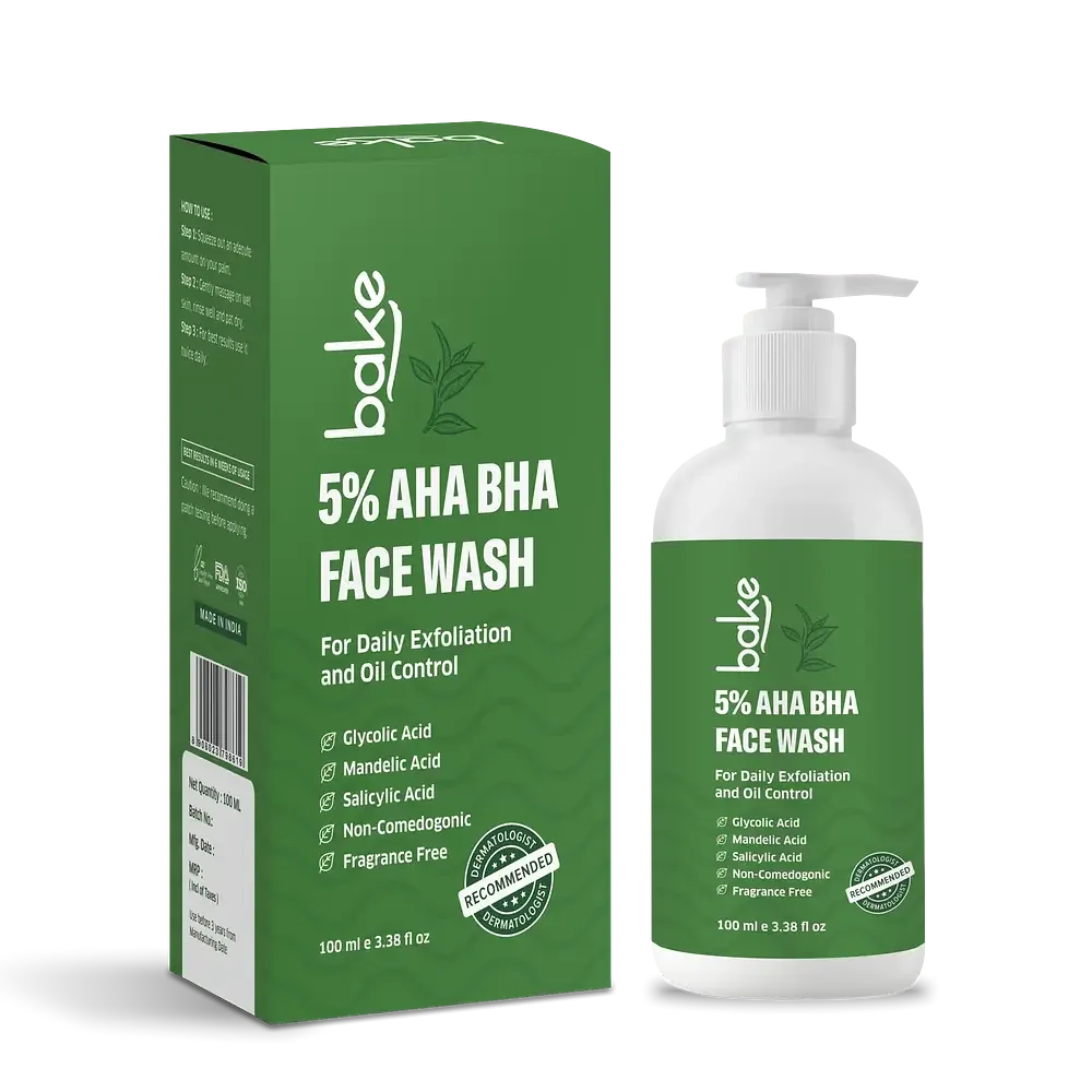 Bake 5% AHA BHA Face Wash