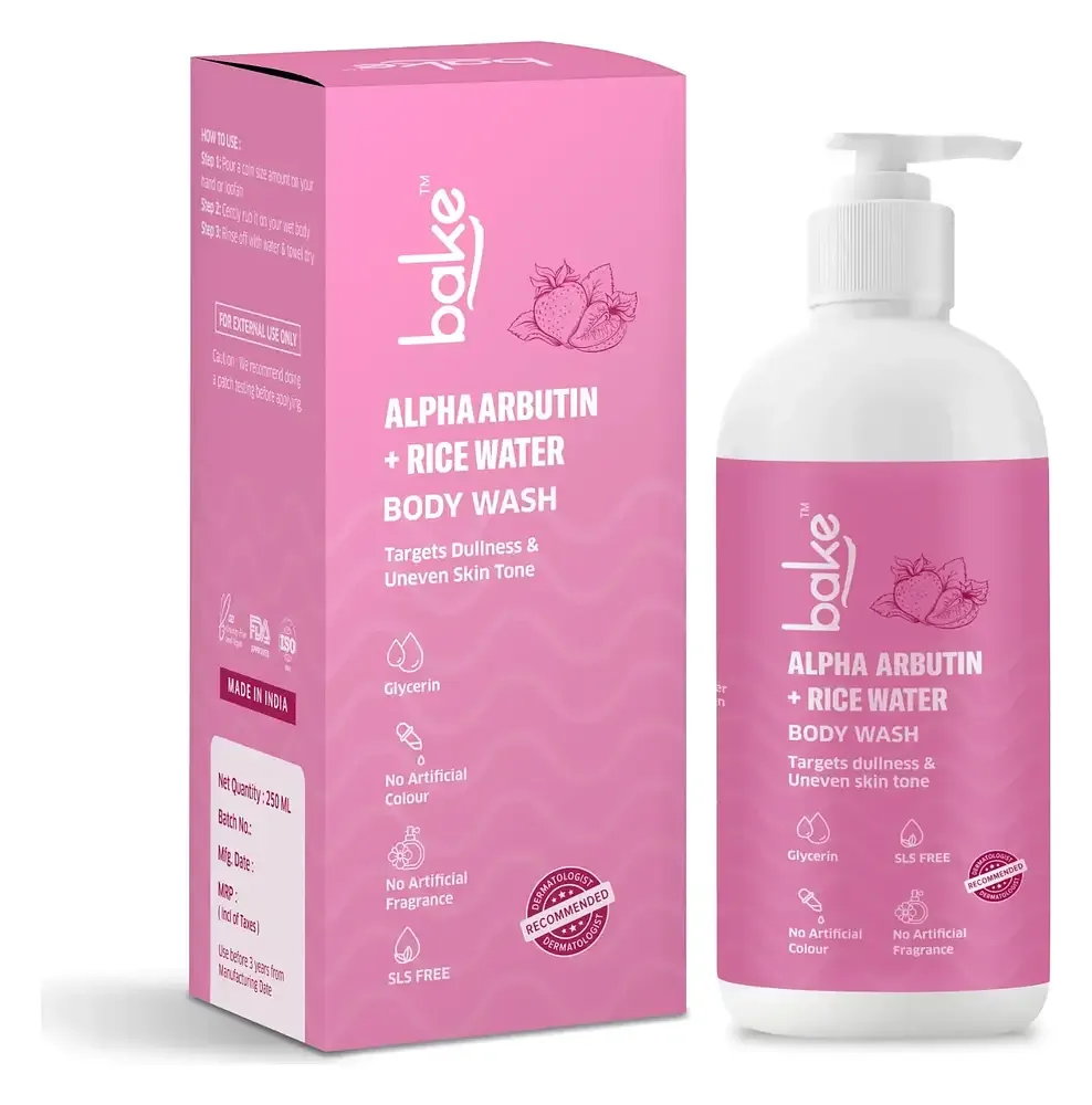 Bake Alpha Arbutin + Rice Water Body Wash