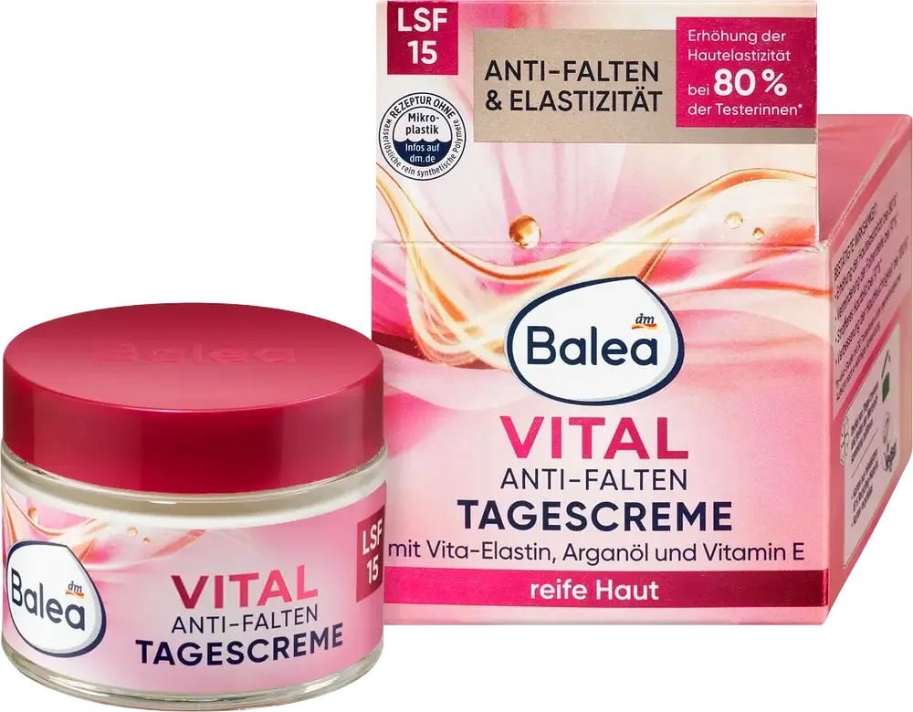 Balea Anti-Falten Tagescreme With SPF15